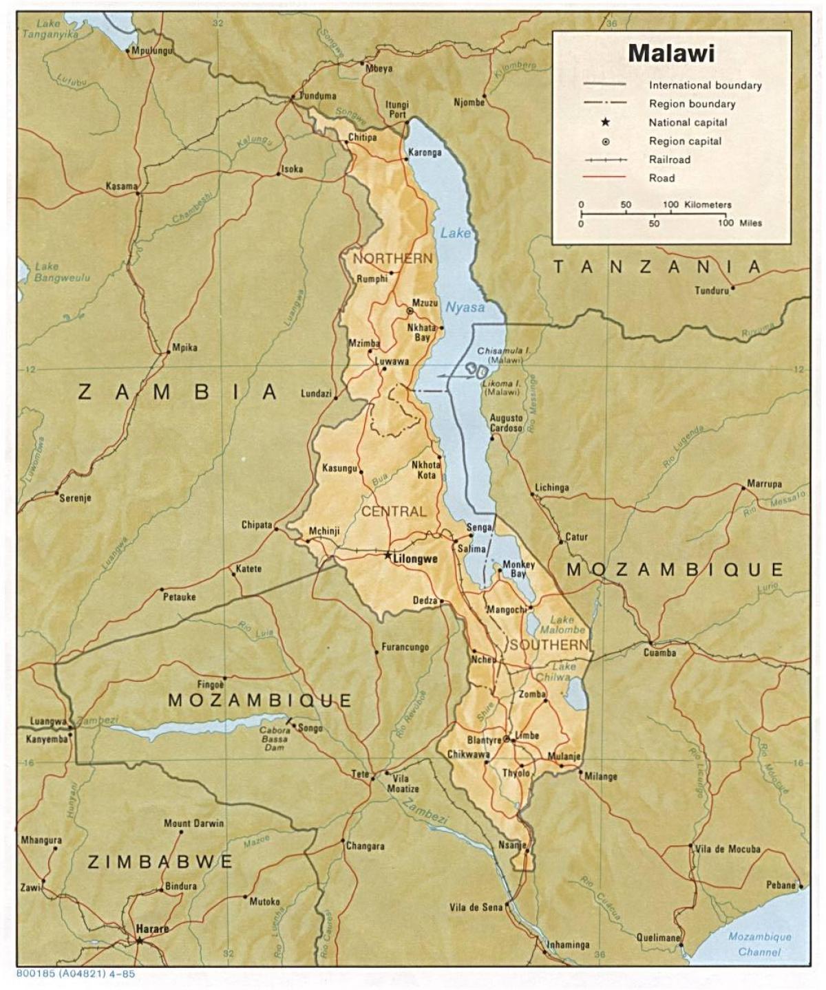 lake Malawi på kort